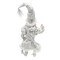 Kurt Adler 15-Inch Silver and White Kringle Klaus Elf Ornament